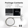SIVGA SM100 Wired Earbuds with Mic, Zinc Alloy HiFi IEM