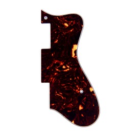 Custom Replacement Guitar Pickguard for Dot Style,4ply Brown Tortoise
