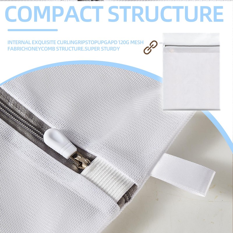 RICHERI Mesh Laundry Bags, Mesh Wash Bags, Durable Mesh Structure