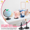Simgoing 2 Pack Adjustable Doll Stands for 17cm Dolls Display