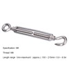 5Pcs Turnbuckle Hook and Eye Wire Rope Tension 304 Stainless