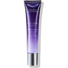 L'BEL Nocturne Srum Contorno de Ojos 15 ml, Tratamiento Nocturno en Crema, Accin contra Bolsas y Ojeras, con cido Hialurnico, Sistema Roll On de Acero, para Mirada Ms Joven, para Todas Edades