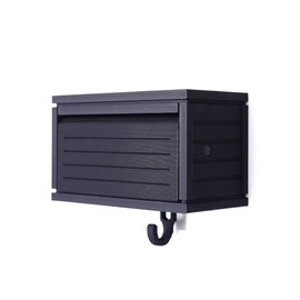 7JI Mini Container Car Garage Keychain Door Open/Close Front Door Wall Keychain 3D Printed Easy Installation Key Organizer Entrance Wall Mount Dark Gray