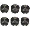 6Pcs Gas Stove Control Knobs, 6mm Cooker Control Switch Knobs,