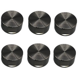 6Pcs Gas Stove Control Knobs, 6mm Cooker Control Switch Knobs, Gas Knobs Control Locks Kitchen Accessories (Black)