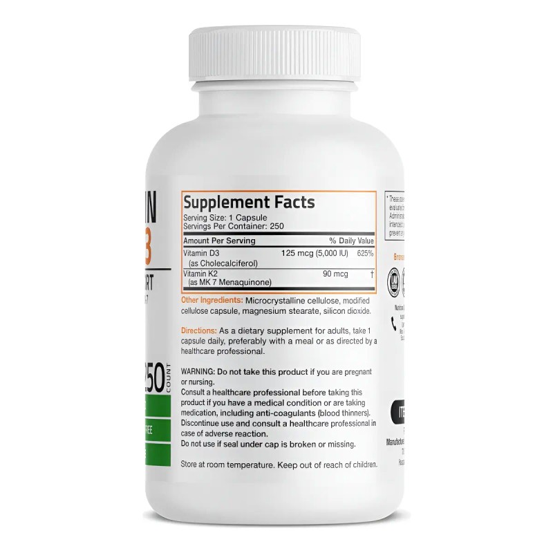 Vitamina 90mcg 5000iu 250 Caps Deal D15 Sabor