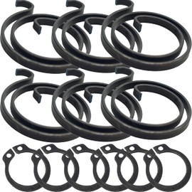 Universal Hardware Door Handle Spring Replacement Repair Kit 6 x 2 Turns Springs Coil 2.5mm Thick Plus 6 Circlips