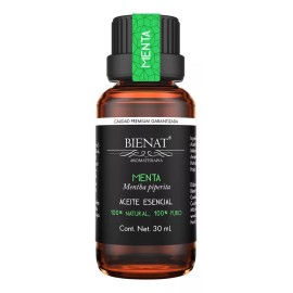 Bienat Aromaterapia Aceite Esencial De Menta 30 Ml 100% Natural 100% Puro