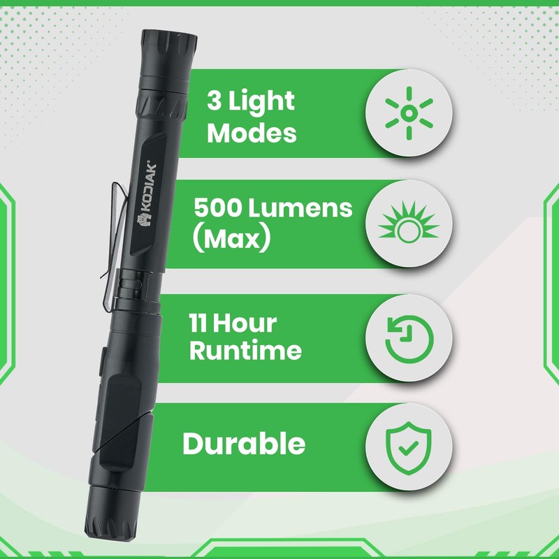 KODIAK Konform Right Angle Flashlight – 500 Lumen 90 Degree