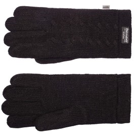 EEM Freya Women's Knitted Gloves with Thinsulate Thermal Lining Made of Polyester and Cable Knit Material Made of 100% Wool or 100% Cotton Depending on Colour -