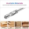 SpeTool Spiral Flush Cutter 8 mm Shaft Long Up &