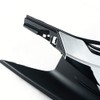 PIT66 Front Upper Bumper Hood Black Chrome Grille Compatible with