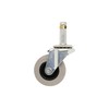 Shepherd Hardware 9790 2-Inch Swivel Stem Caster, Rubber Wheel, 7/16-Inch