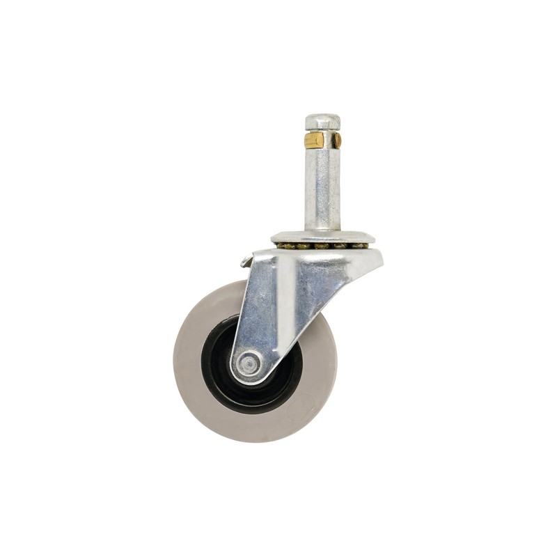 Shepherd Hardware 9790 2-Inch Swivel Stem Caster, Rubber Wheel, 7/16-Inch