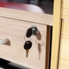 4 Sets Security Drawer Lock Furniture Lock Cylinder Cam Drawer