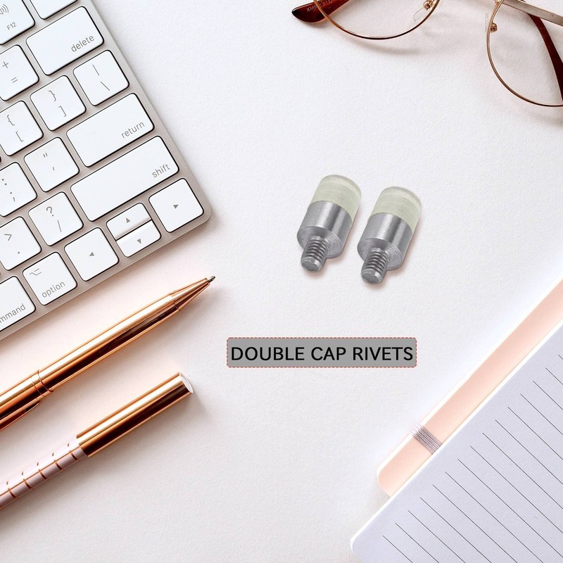 Ticarus 5 Sets Double Rivets Dies(5mm/6mm/8mm/10mm/12mm)