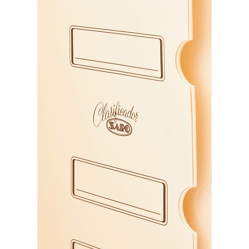 Saro - Sorting File Folder Long Foolscap Black