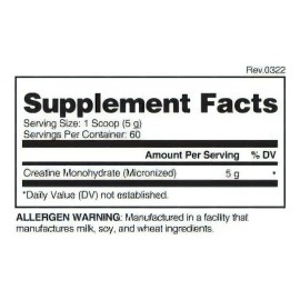 Evogen Creatina 300 Grs 60 Serv Sabor Sin Sabor