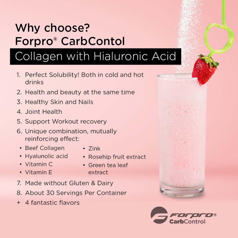 Forpro Collagen with Hyaluronic Acid 300 g - 1 Pack,