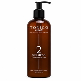 Tonico Vittale | Shampoo Para Cabello Grasoso Unixes | Hidratación Profunda | Crecimiento Y Fortalecimiento Capilar | Reparación Y Control del Frizz Y Grasa | Ingredientes Naturales sin Parabenos