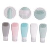 OHPHCALL Shampoo Dispenser Portable Travel Bottles Brush Dispensing Bottle Lotion