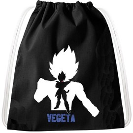 Over Vegeta Goku Dragon Backpack Bag Gym Bag Sport Jute Pouch, Backpack
