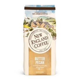 New England Coffee Variety Pack - Butter Pecan/Blueberry Cobbler/Hazelnut Crème, 11oz Bag (Pack of 3)
