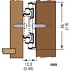 Fulterer 400026 FR5000 Ball Bearing Slide, 550 mm Full Extension,