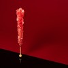 Red Rock Candy Sugar Sticks - Strawberry Flavored - 12