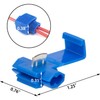 OIIKI OIIKI 100pcs Quick Splice Wire Connectors, 18-14 AWG Quick