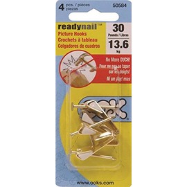 Ook 50584 30# ReadyNail Picture Hangers 4 Count