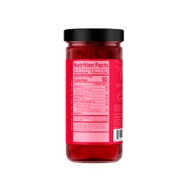 Filthy Red Maraschino Cocktail Cherries, 9 Oz Jar, 15 Long Stemmed Cherries