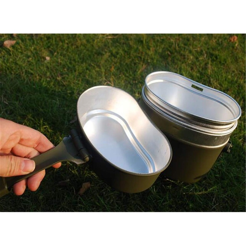 WWII Germany Military 3Pcs in 1 Camping Cookware Cook Set