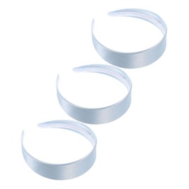 WOONEKY 3pcs Non Slip Wide Headbands for Pure Colors Hair Accessories Comfortable Fashionable Headbands for Women for Daily Wear Parties