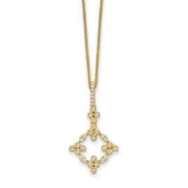 Auriga Fine Jewelry 14K White Gold Heart Shaped Hollow Hoop Earrings for Women