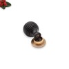 Infinity Decor Ebonised Reeded Preston Wooden Cupboard Knob Interior Furniture