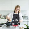 Set of 2 Adjustable Cooking Apron Waterproof Bib Apron with