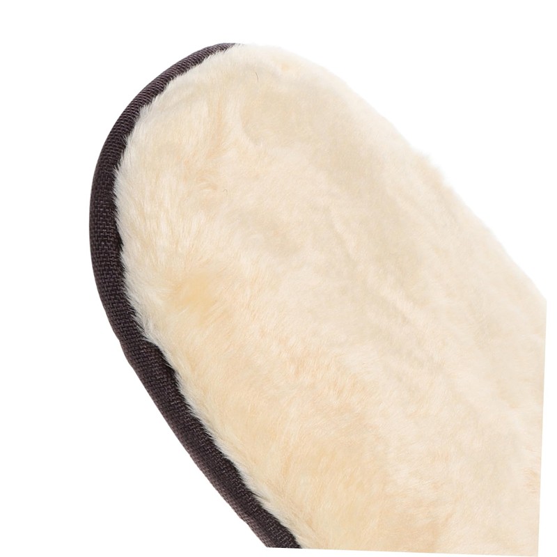 Ipetboom 4pcs Shoe Polishing Mitt Soft Imitation Buffing Brush for