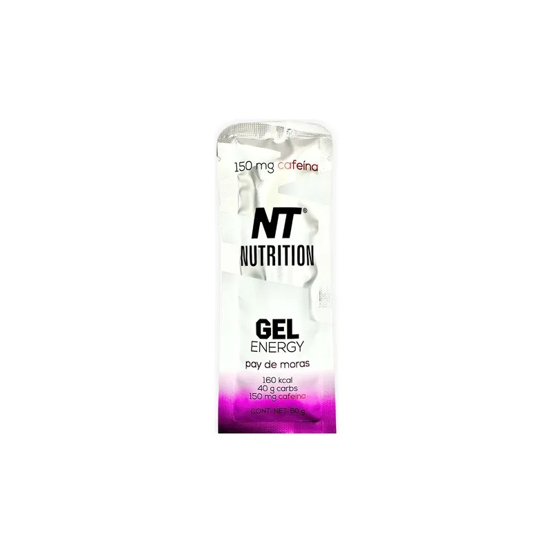 Nt Nutrition Gel Energetico Con 150 Mg Cafeina 20 Piezas
