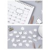 Flake Seals, Bubble/Schedule, Notebook, Album, Decor, Letter, Calendar, Set of