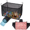 LITURTOO Ferret Hamster Ball Pit Hammock, Bunkbed Hammock Cage Toy