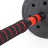 LUXTRI 40 kg 2-in-1 Dumbbell and Barbell Set with 16