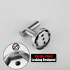 JQK Bathroom Towel Hook Brushed, Coat Robe Clothes Bath Wall