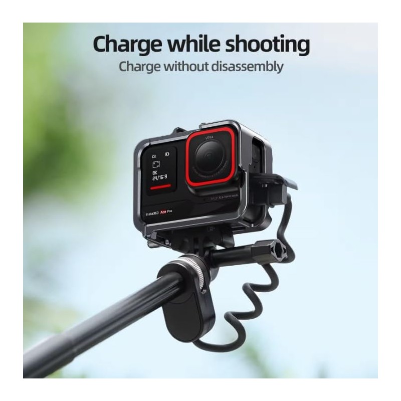 CamGo Telesin Vlogging Cage Case for Insta360 Ace/Ace Pro/Ace Pro