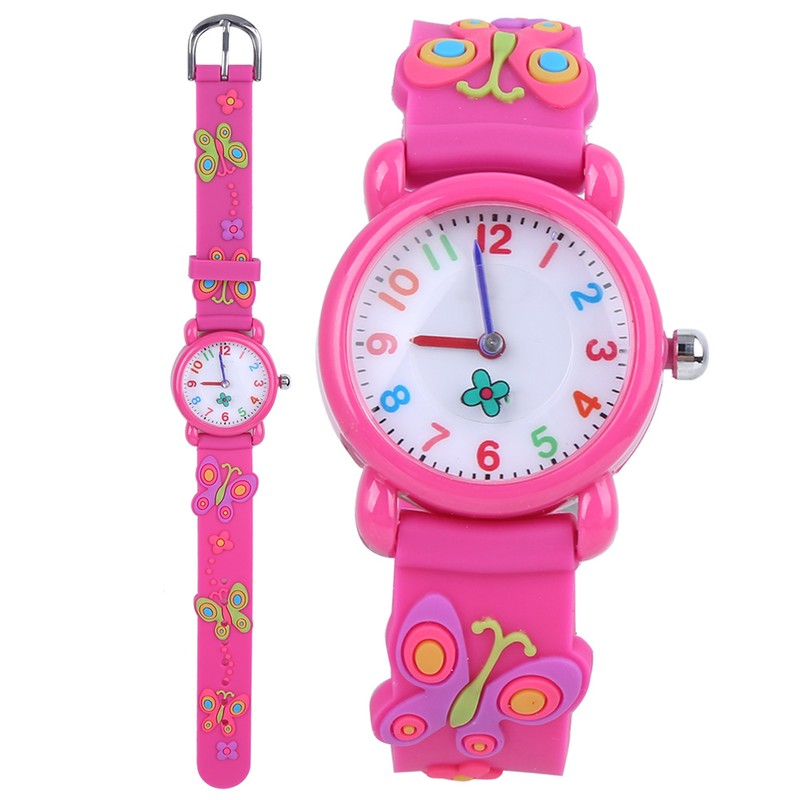 Waterproof Kid Cartoon Watch Cute Exquisite Pattern Children Wrist Watch