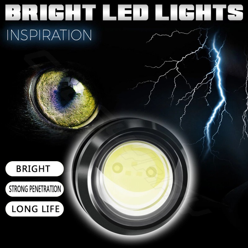 CHUSYYRAY 4x white Front Grille LED Truck SUV Running Light