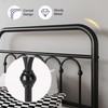 Allewie 14 Inches Twin Size Metal Platform Bed Frame with