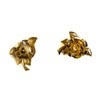 Rose Studs - finish: 24k gold