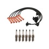 Replacement Ignition Kit Spark Plug and Wire Set fits Ford