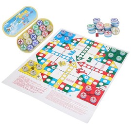Flight Chess, Juego de Mesa Portátil Airplane Chess Flying Chess Juego de Vuelo con Caja Ovalada Suministros Deportivos De Ajedrez Y Ocio Ajedrez, Deportes De Ocio Sugar Glider
